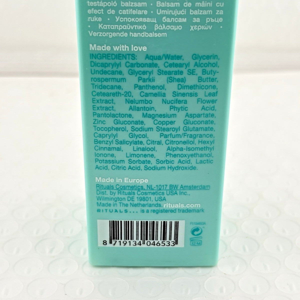 Rituals The Ritual Of Karma Hand Balm - Holy Lotus & White Tea 5.9oz