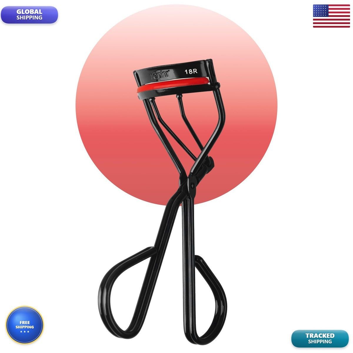 Narrow & Round Eyelash Curler for Small, Rounded Eyes - Professional Lash Tool