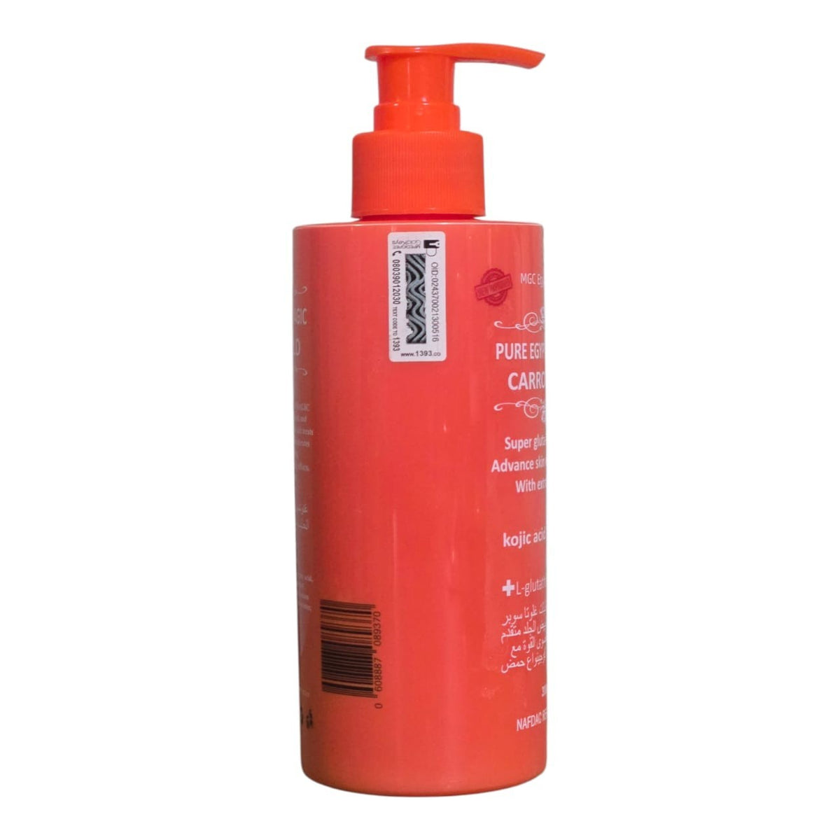 Egyptian Carrot Gold Whitening Milk - Gluta & Firming 300ml