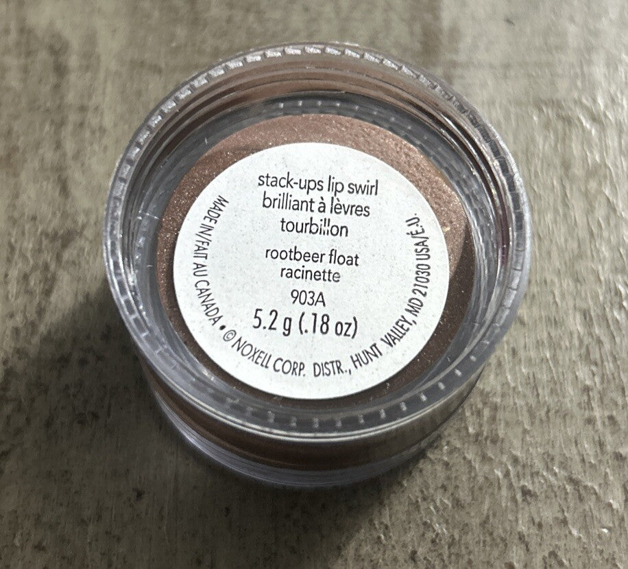 Lip Gloss with Vintage Y2K Shine - CoverGirl Stack-Ups Root Beer Float 903A