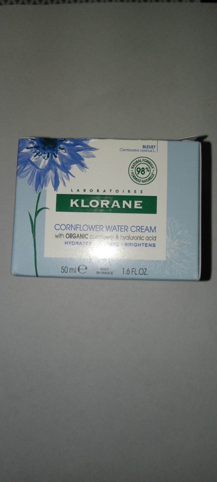 Cornflower Water Cream with Hyaluronic Acid