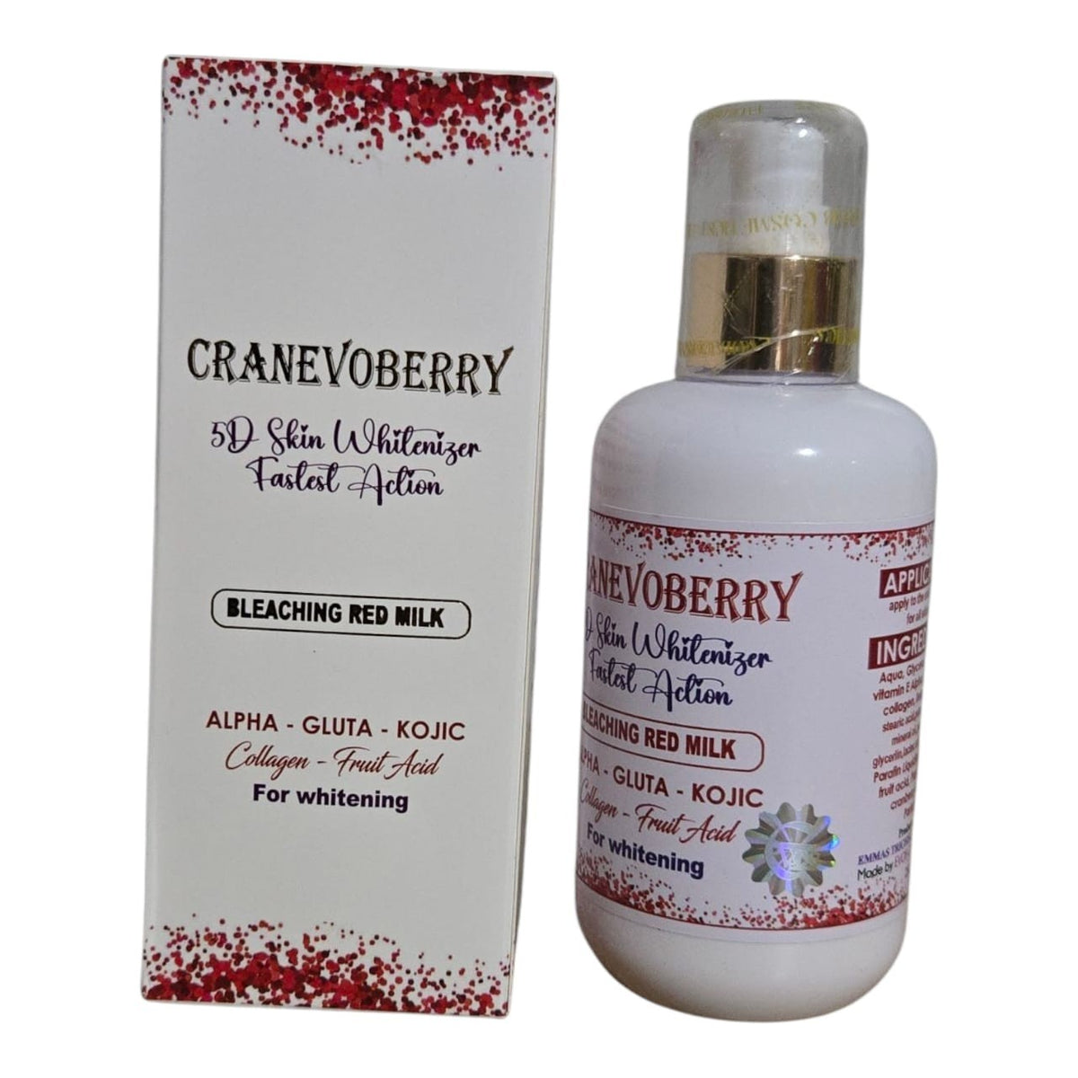 CranEvoberry 5D Whitening Body Lotion 250ml Fast Action Bleacher