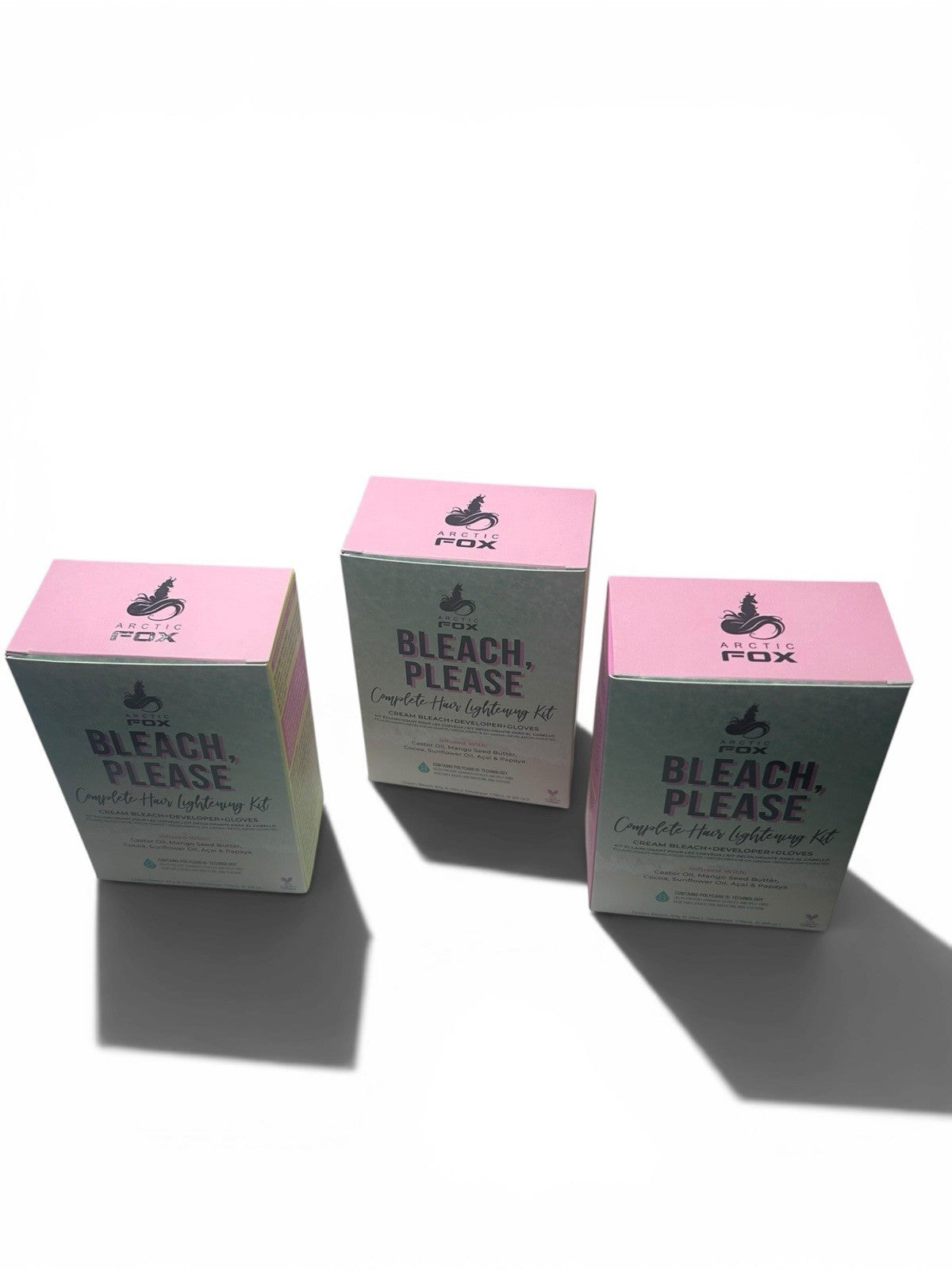 Hair Bleach & Developer Kit - 3 Pack Lightening