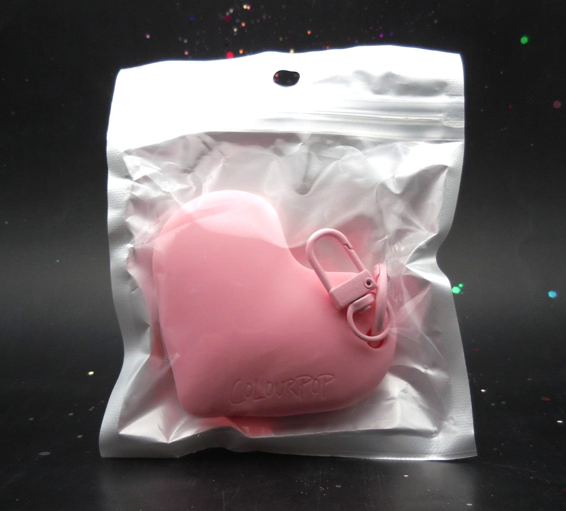 Colourpop Lipstick & Lip Balm Pouch Keychain Limited Edition - Heart Design