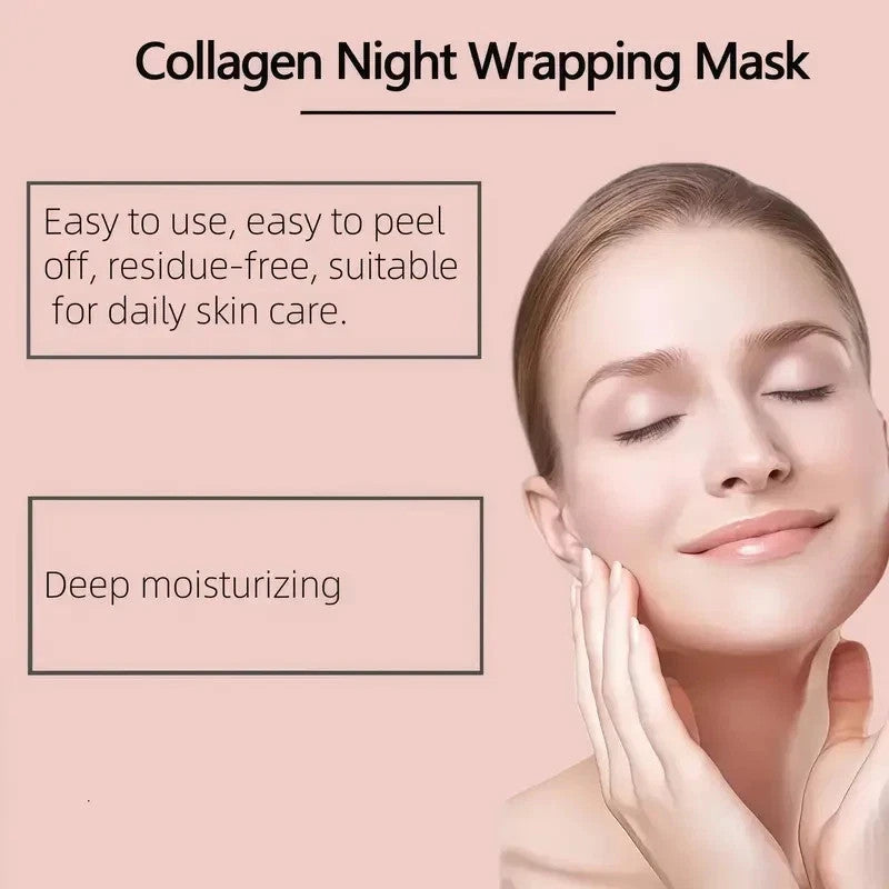 Collagen Night Wrapping Mask - Hydrating Peel Off (2 Pack)