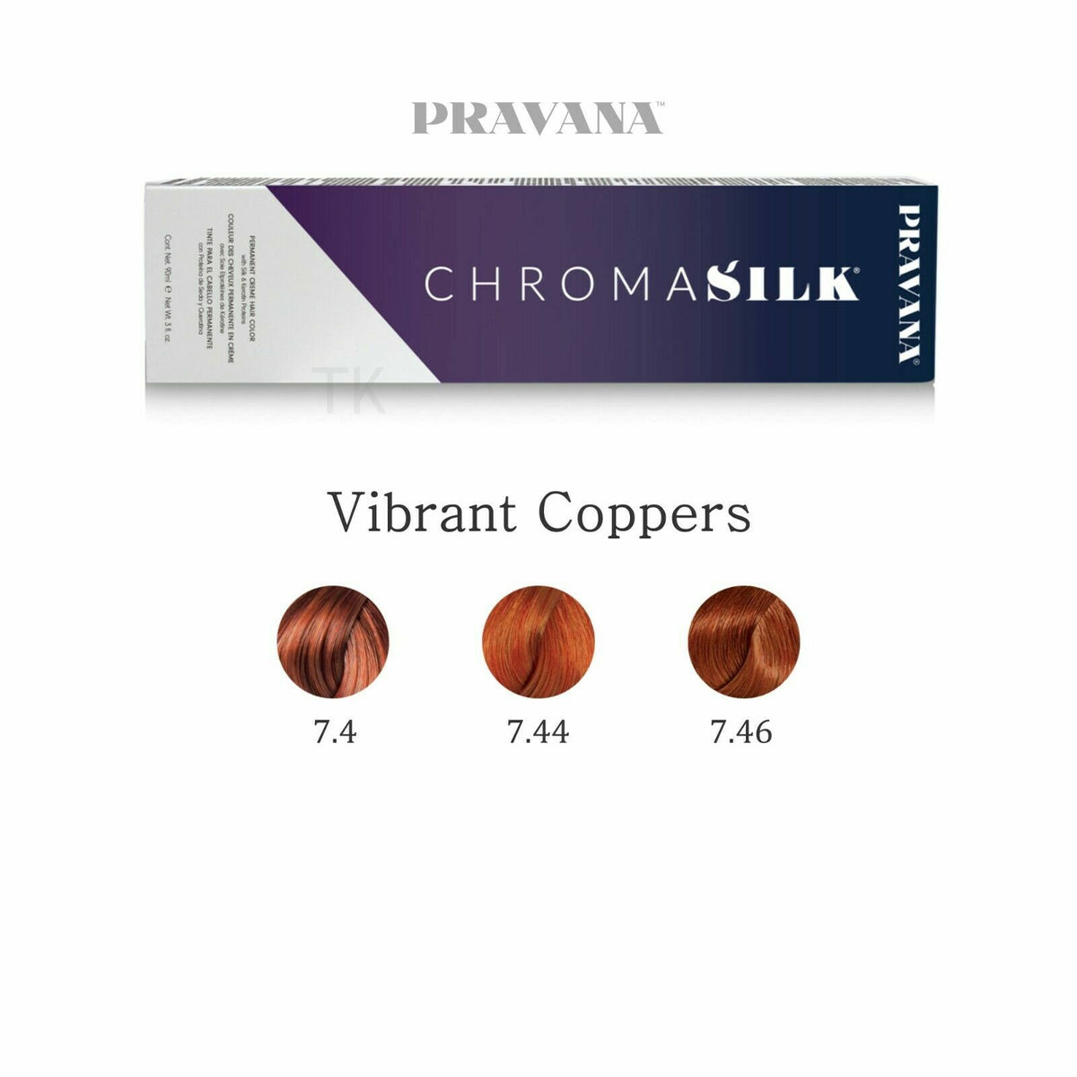 PRAVANA CHROMASILK Permanent Creme Hair Color 3oz