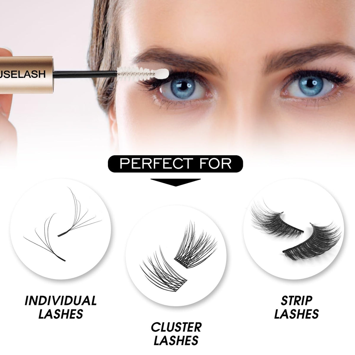 Waterproof Lash Bond & Seal Adhesive for DIY Eyelash Extensions – Long-Lasting 7-Day Hold