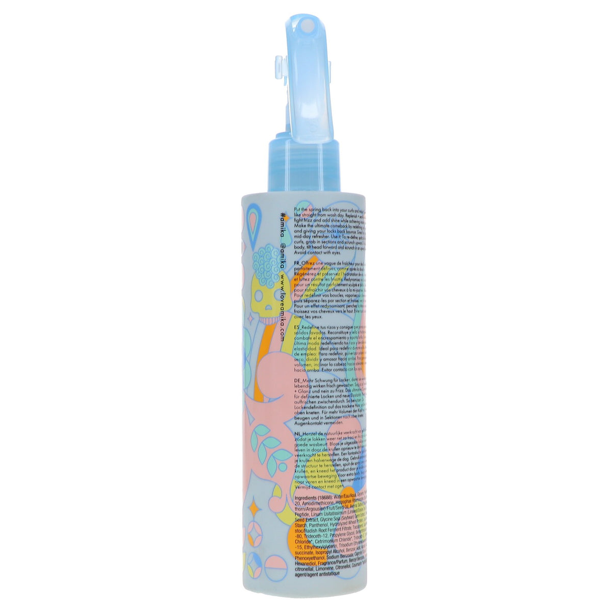 Amika Power Hour Curl Refreshing Spray 6.7 oz - Hair Curl Rejuvenator
