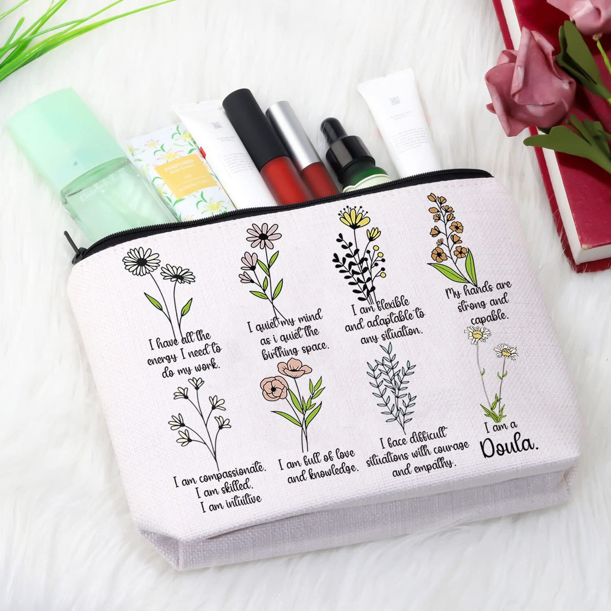 Birth Worker Affirmation Zipper Pouch - Doula Appreciation Gift