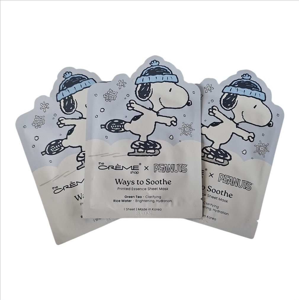 Peanuts Green Tea Sheet Mask - 3 Pack