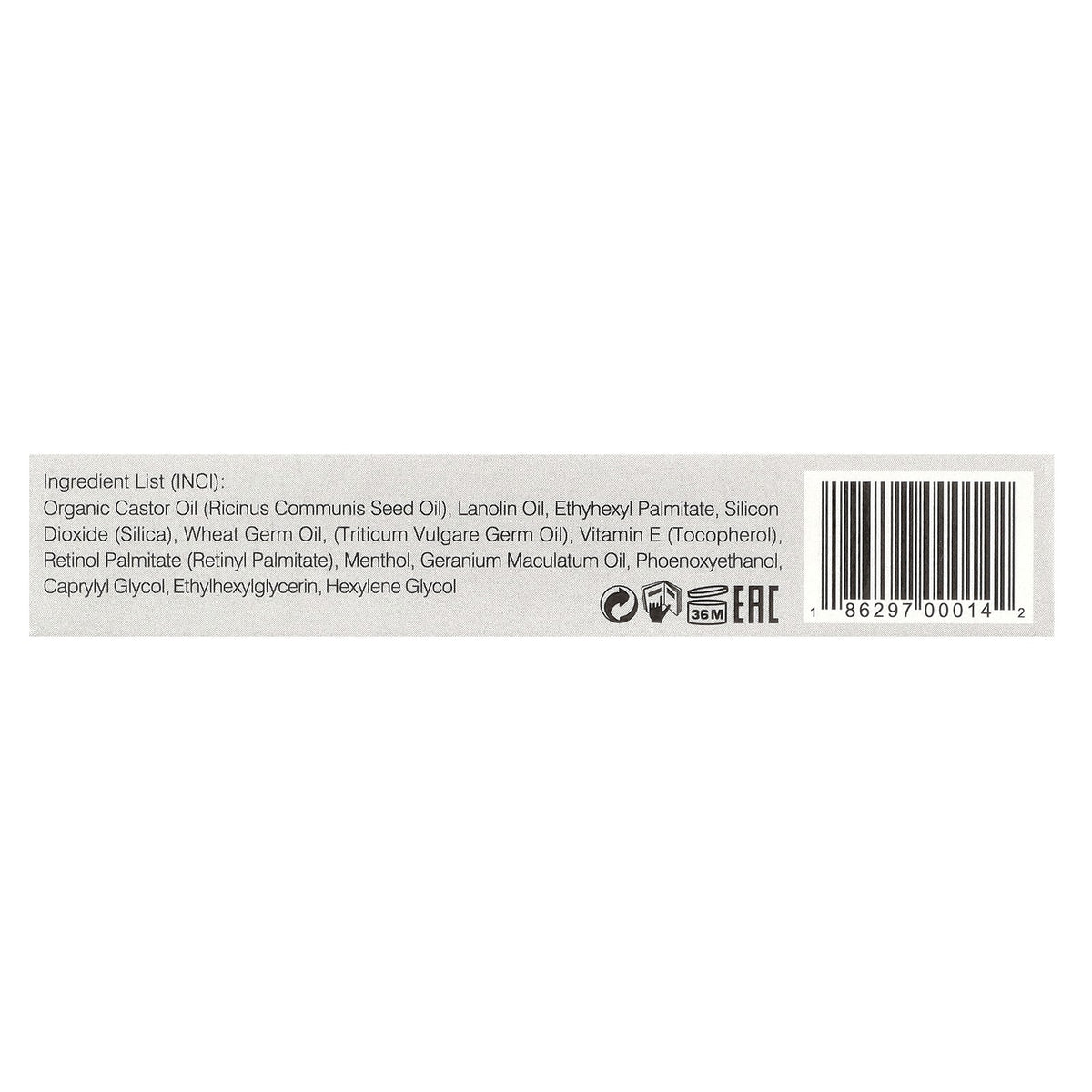 Eyelash and Eyebrow Serum with Organic Castor Oil - Thinning Lash & Brow Treatment
