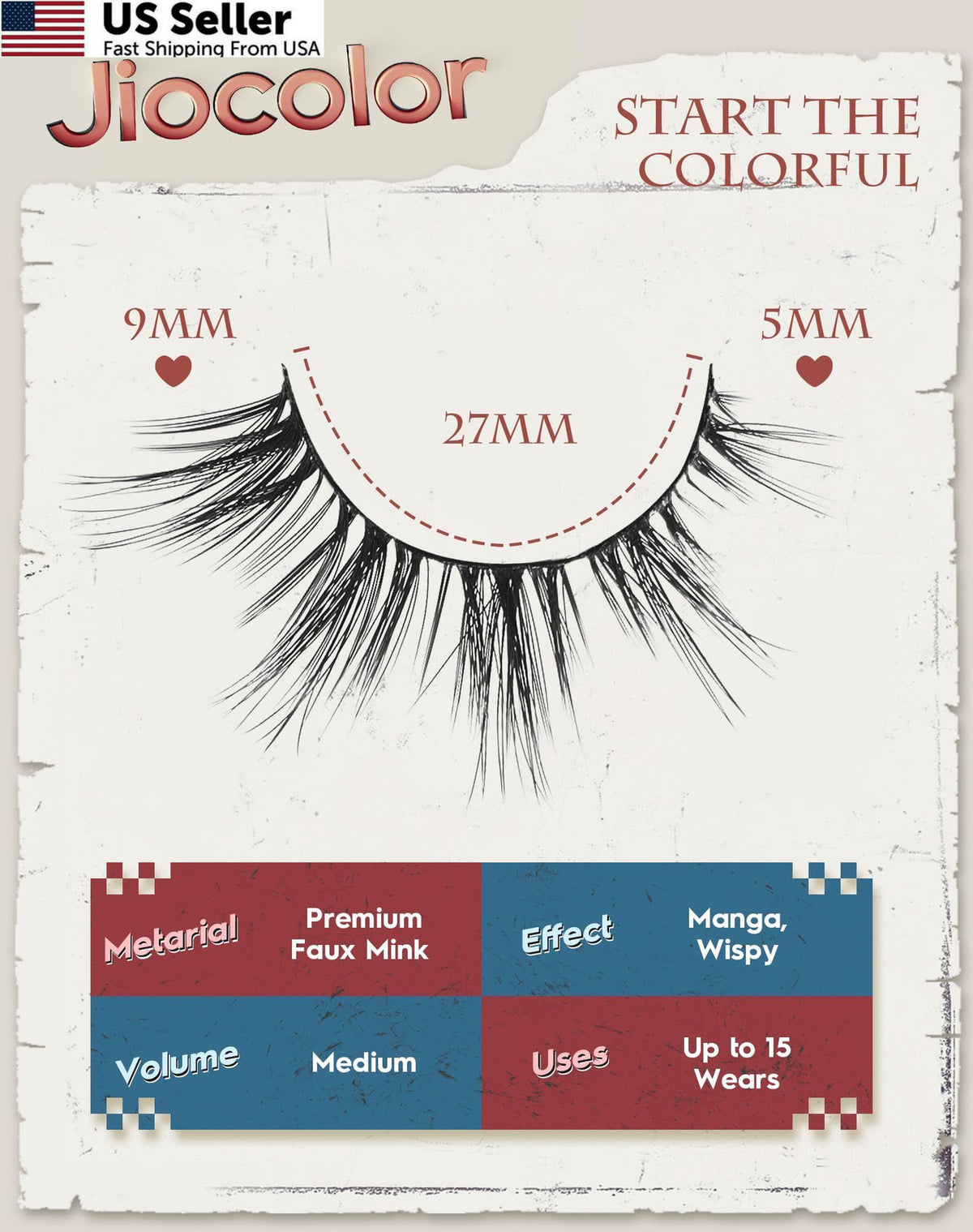 Natural Lashes That Look Like Extensions — 7 Pairs, Black