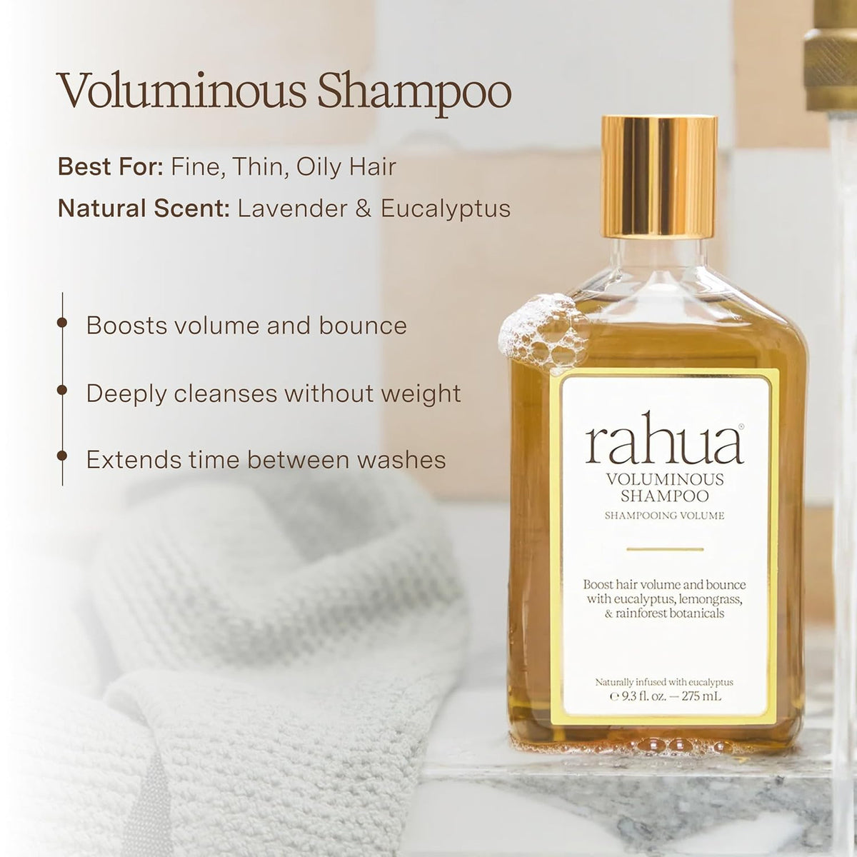 Voluminous Hair Shampoo for Fine Hair - Thickening Formula 8 Oz