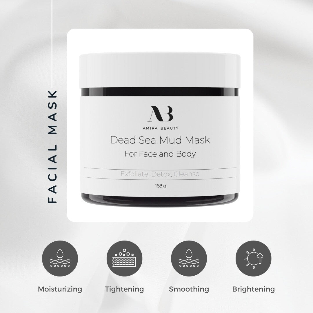 Dead Sea Mud Facial Mask - 6 OZ Pore Minimizer