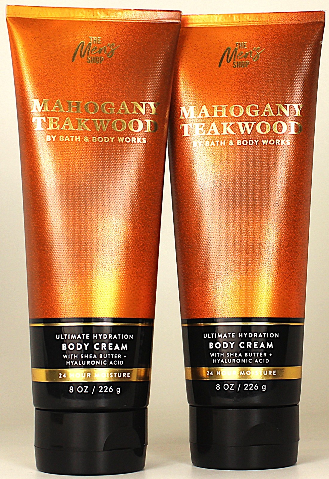Mahogany Teakwood Men's Body Cream Lotion - 8oz, 2-Pack