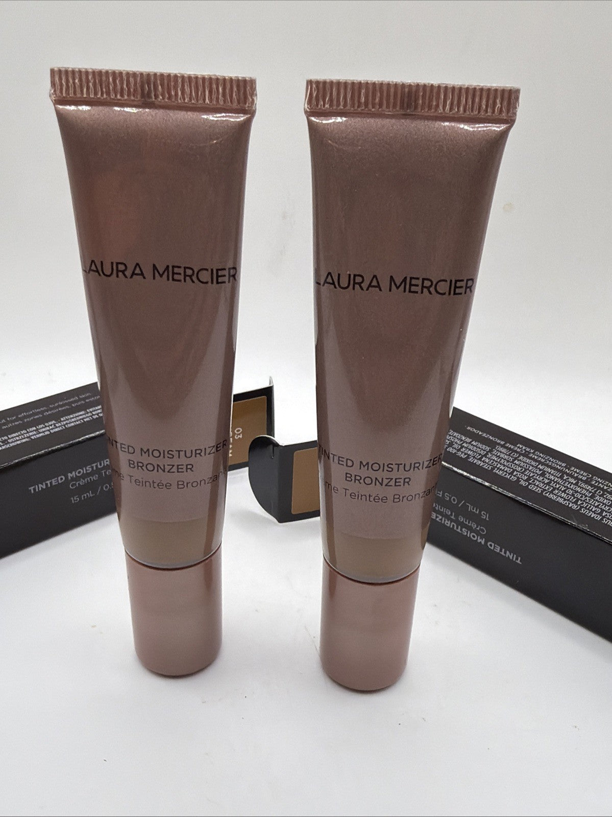 Laura Mercier Tinted Moisturizer Cream Bronzer 03 Sunbeam - New In Box