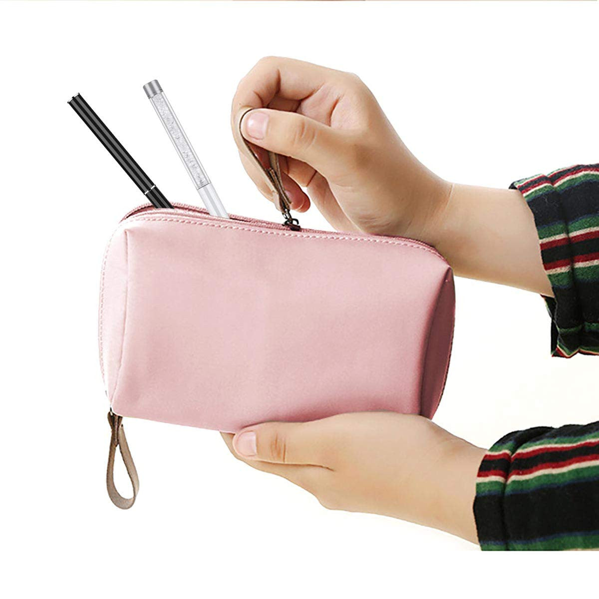 Reusable Eyelash & Brow Brush Set with Cap - Soft Spoolies for Mascara & Styling