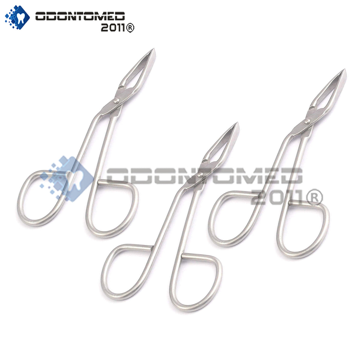 Eyebrow & Eyelash Tweezer Scissor Set - 3 Pack, 3.4 Inch Hair Removal Tools