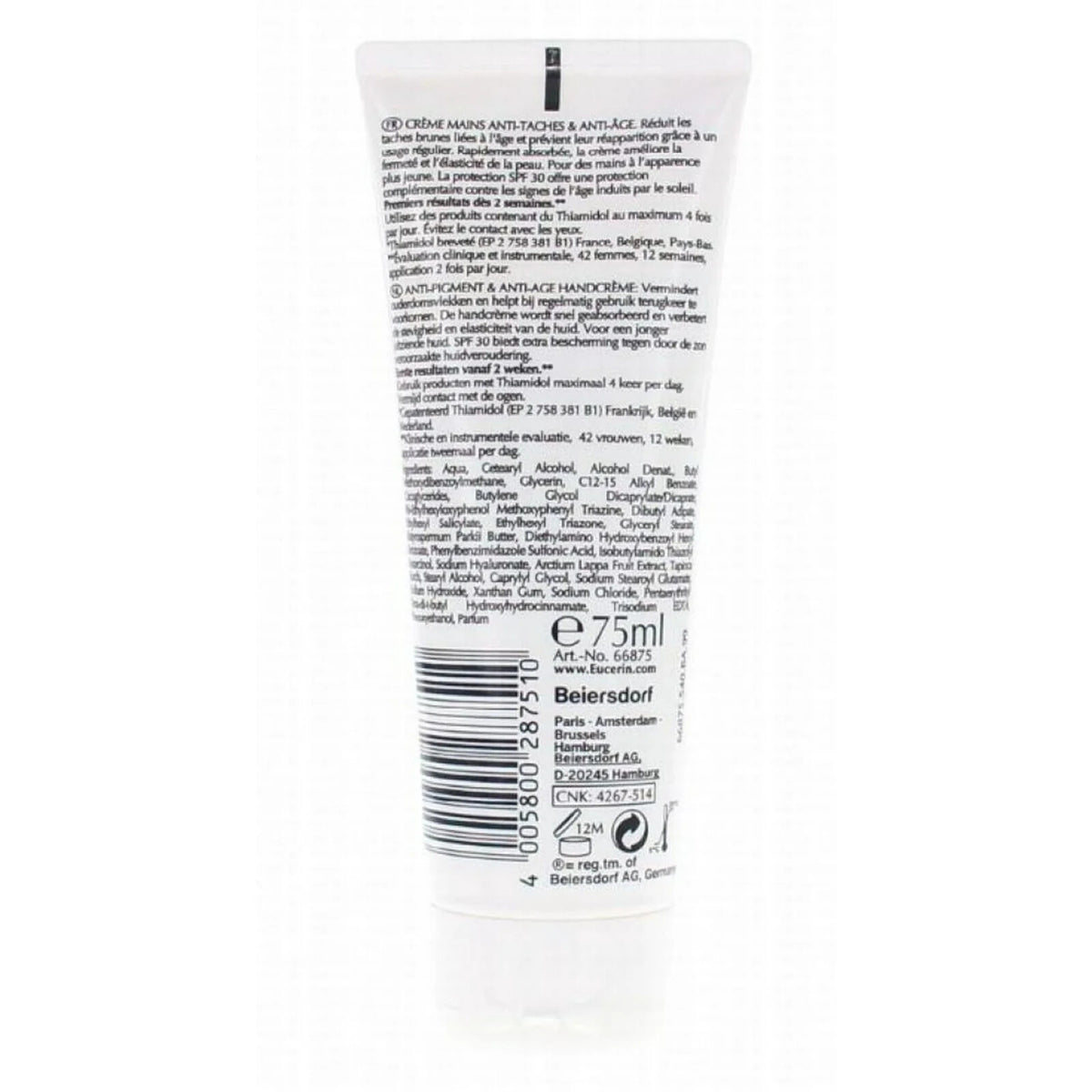 Eucerin Hyaluron-Filler+ Elasticity Hand Cream SPF 30 75ml