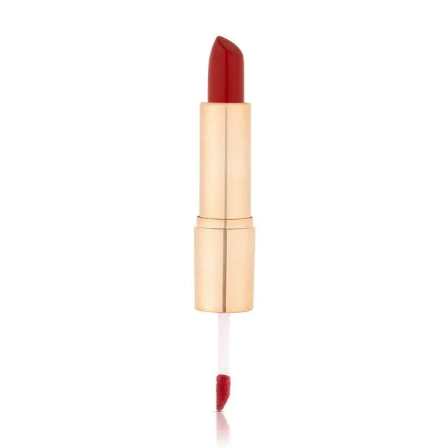 Flower Beauty Lip Duo Matte Lipstick and Pearlized Lip Gloss Set LD6 Red Velvet