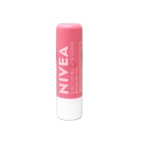 Lip Scrub & Balm Set with Rosehip Oil & Vitamin E - 2 Pack
