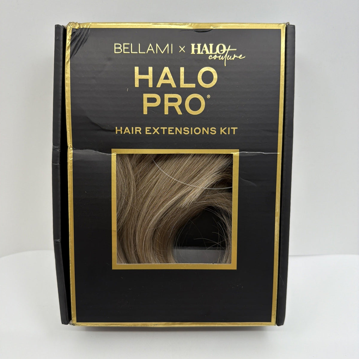 Halo Pro Hair Extensions 14” Ash Bronde Seamless Wire Hair Piece - 120g