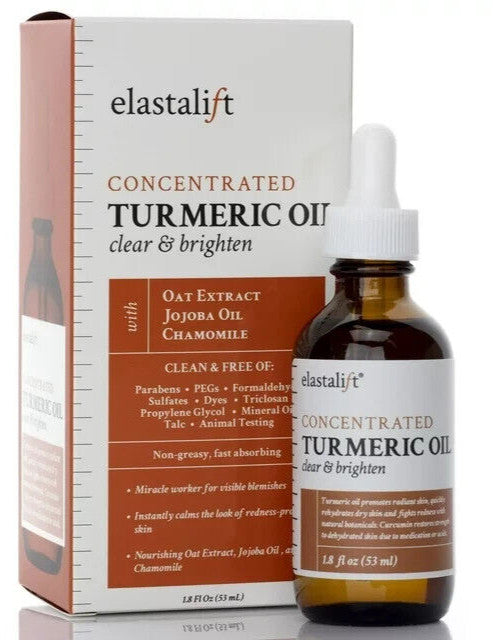 Turmeric Facial Oil - Brightening, Anti-Inflammatory Skin Care, 4 Pack 1.8 fl oz