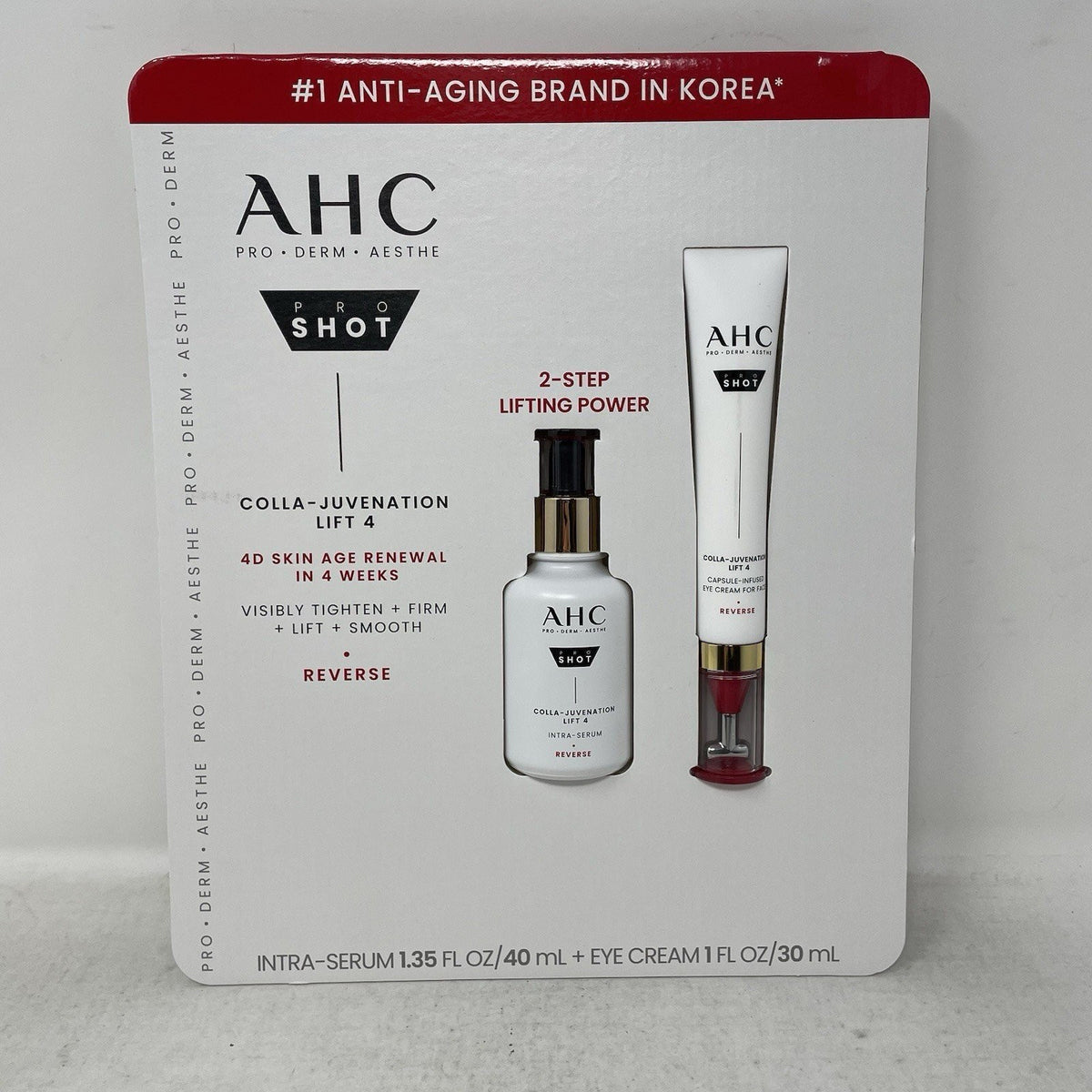 Anti-Aging Collagen Serum with Eye Cream Set - Skin Firming & Brightening