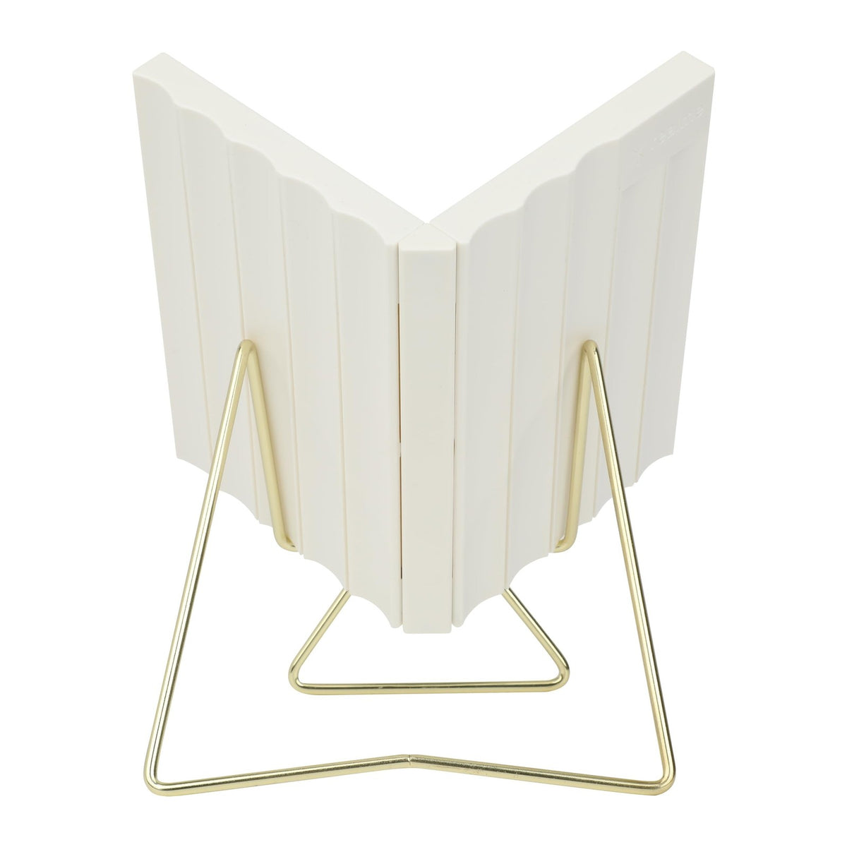 Non-Reversing Vanity Mirror with Stand - 9-Inch True Image Reflection, Slim Design