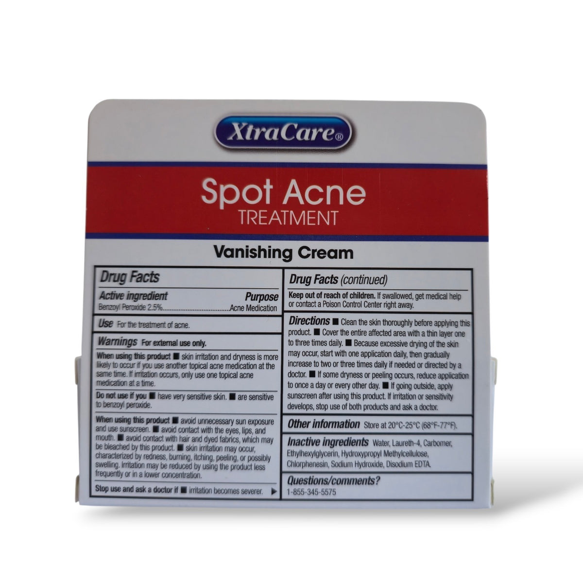 Acne Spot Treatment Ointment - Vanishing Cream for Breakouts 0.75oz