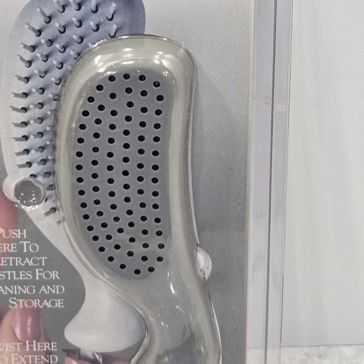 Vintage 1988 Epi Self-Cleaning Hairbrush - Pocket Size CS 4050