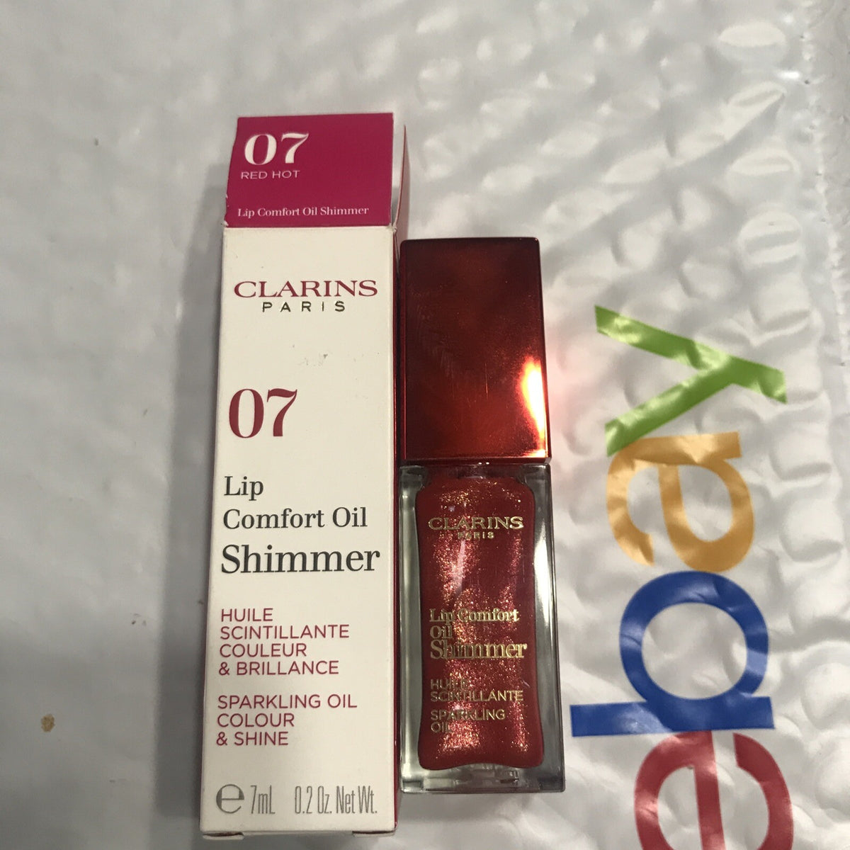 Lip Comfort Oil Shimmer 07 Red Hot Lip Gloss Nourishing & Non-Sticky