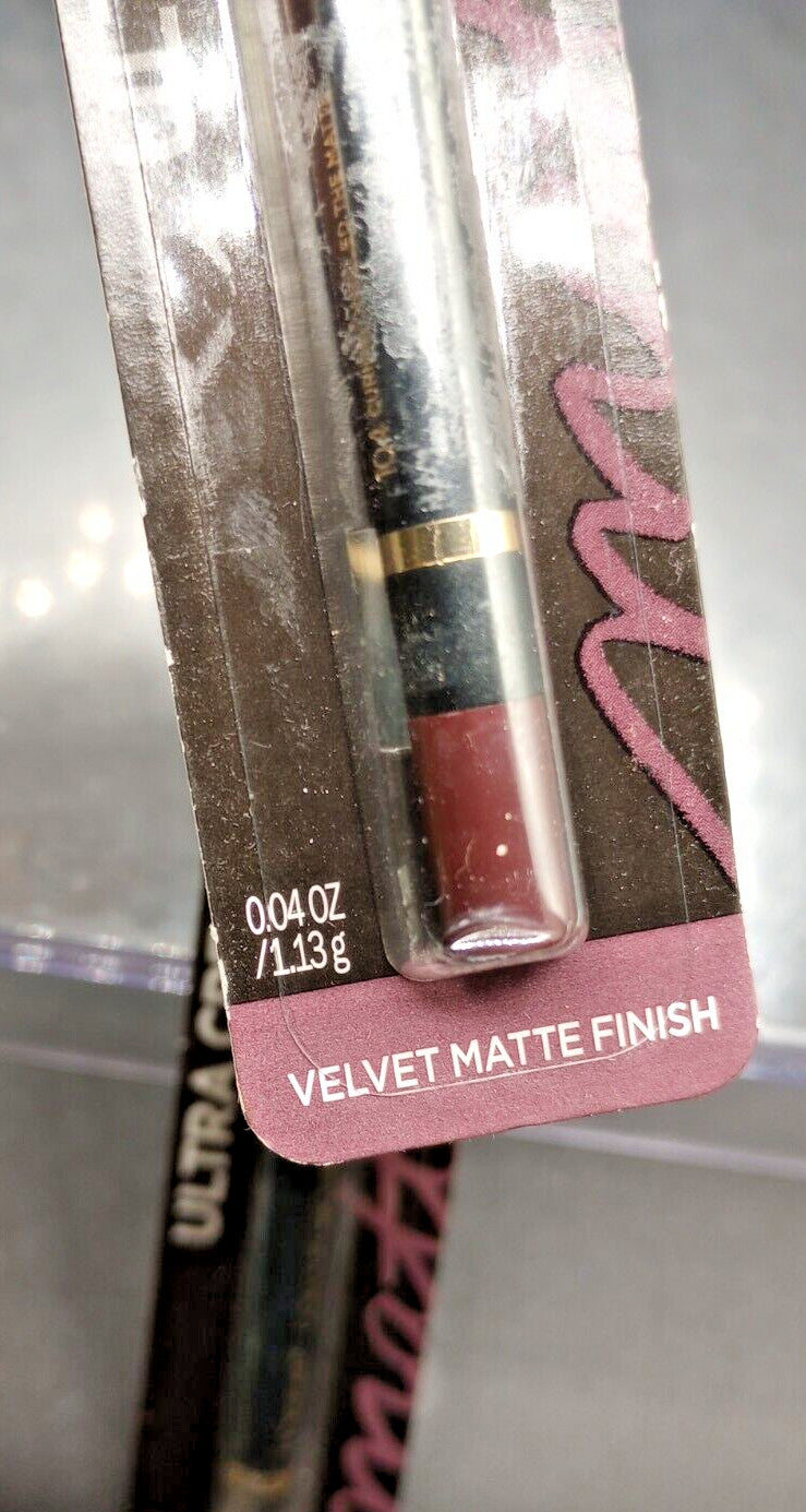 2 Pack Matte Lip Liner Pencil - #104 Curiosity Killed The Matte - Long-Lasting Lip Makeup