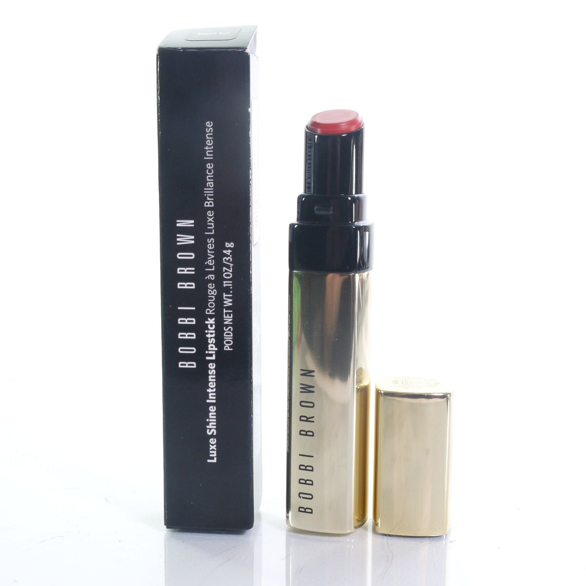 Bobbi Brown Luxe Shine Intense Lipstick Desert Sun Neutral Coral 0.11oz