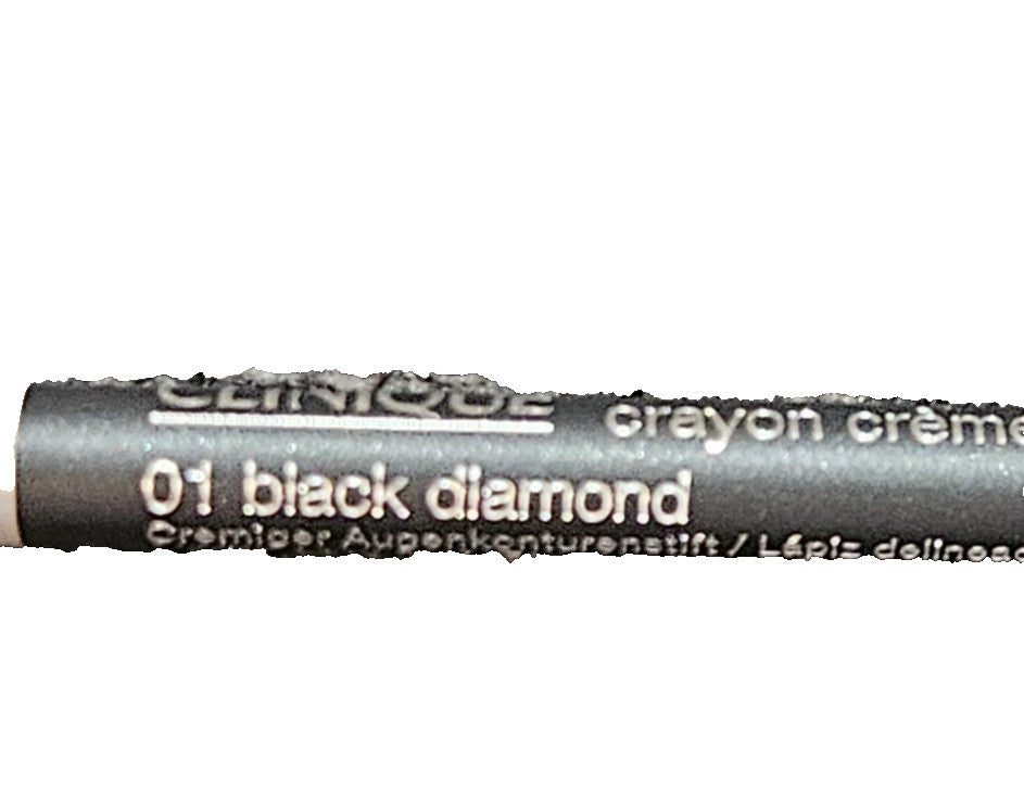 Clinique Black Diamond Pencil in Black 01 Full Size 0.03oz Makeup Pencil