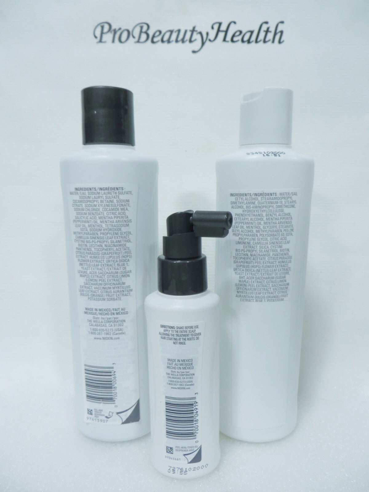 Hair Cleanser, Conditioner & Treatment Set - Natural Hair
