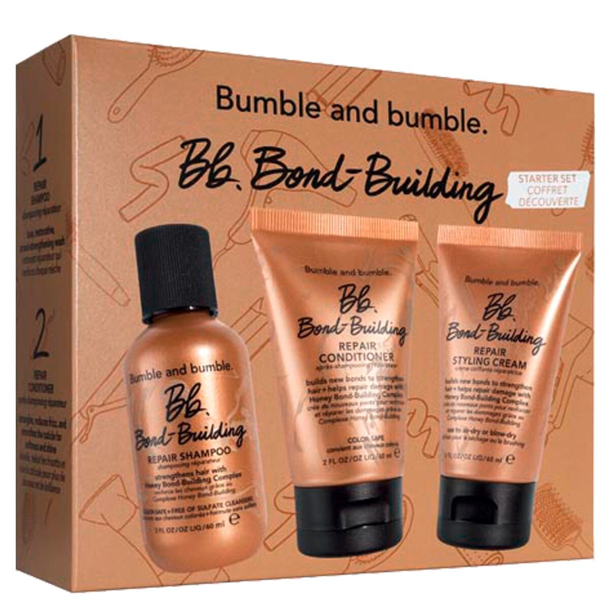 Bumble & Bond-Building 3pc Starter Set 2 oz Shampoo, Conditioner,