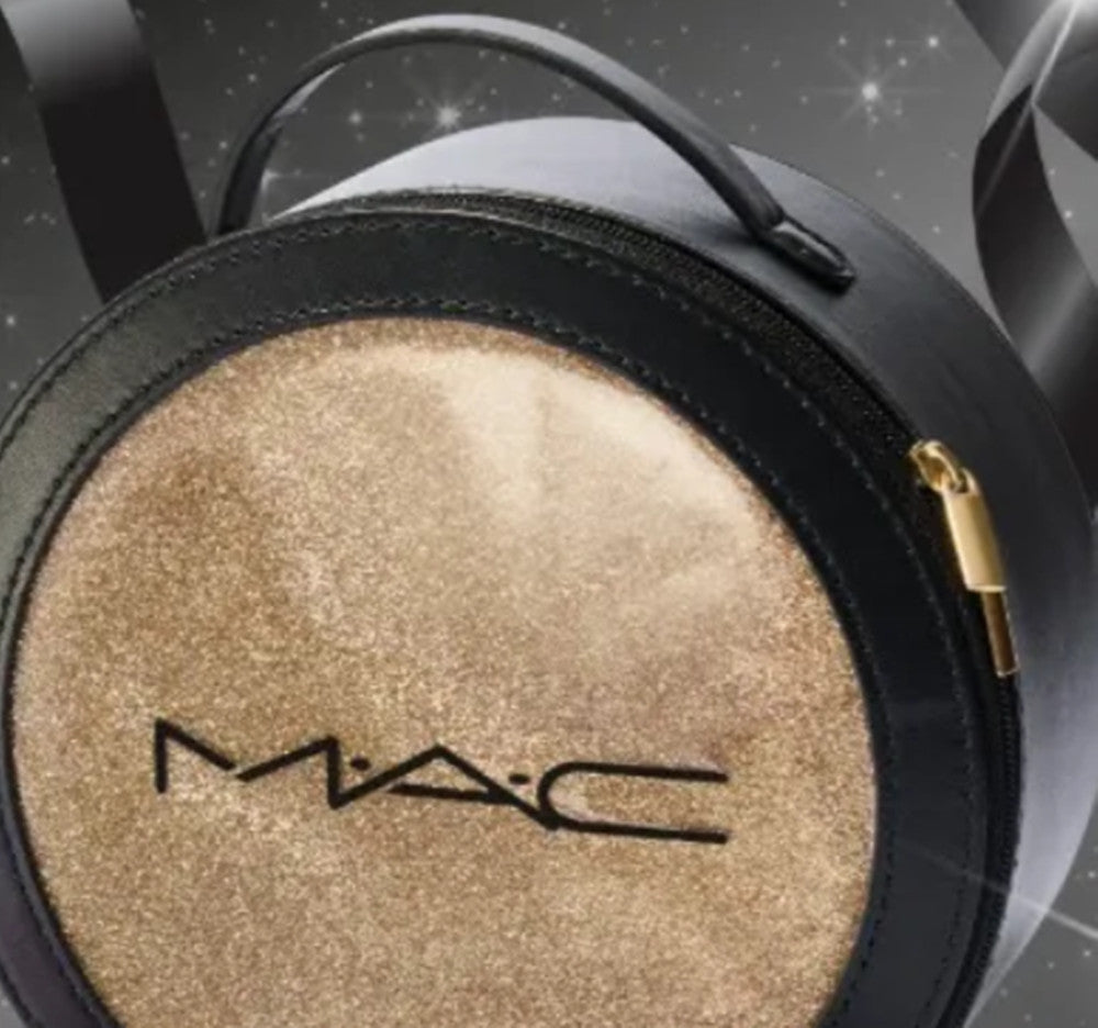 MAC Cosmetics Shimmer Eyeshadow Travel Case - Holiday Gift Bag 2025