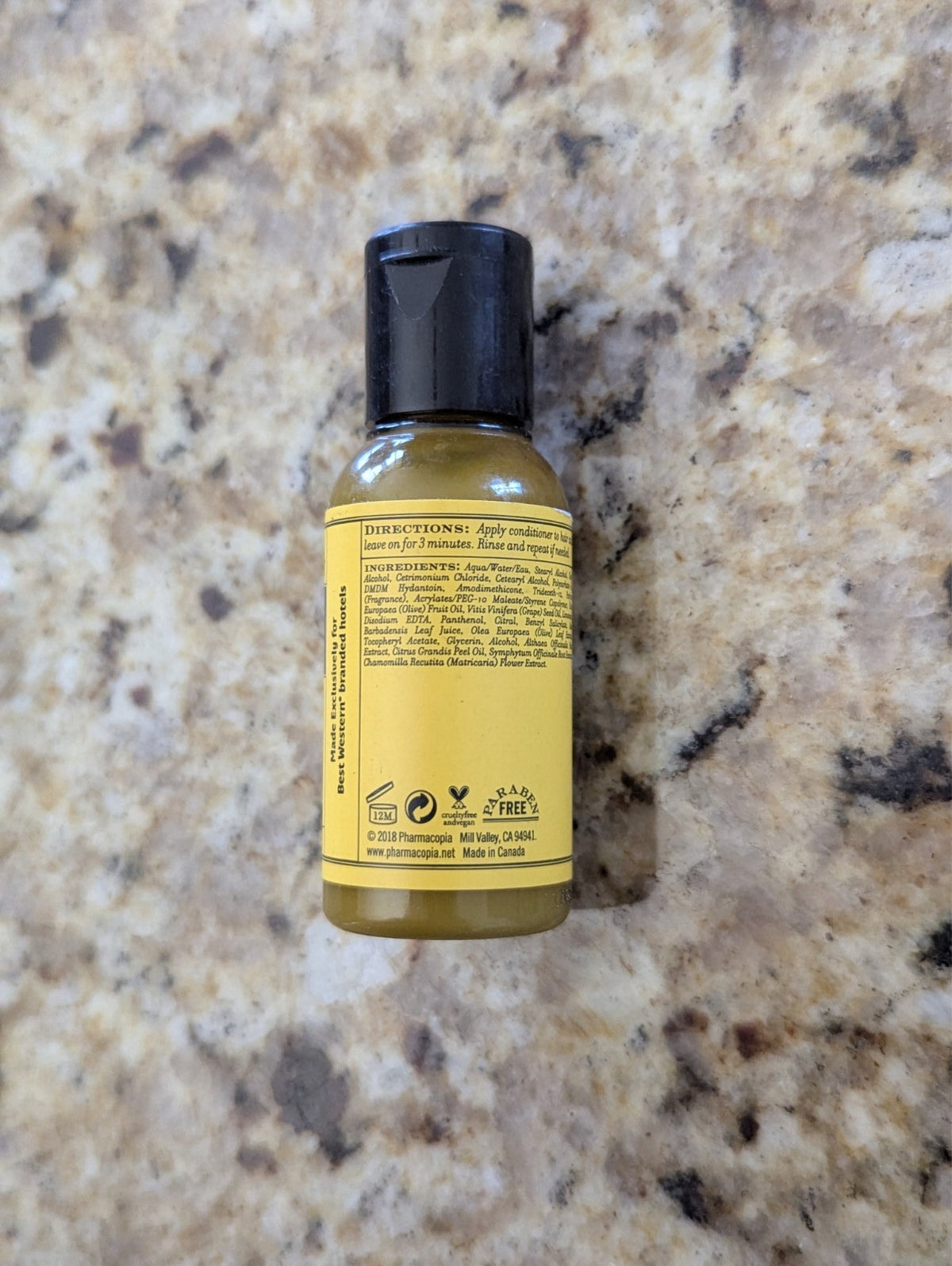 Travel Conditioner Set - 6 Travel Size Bottles with Aloe Vera for Hair Care