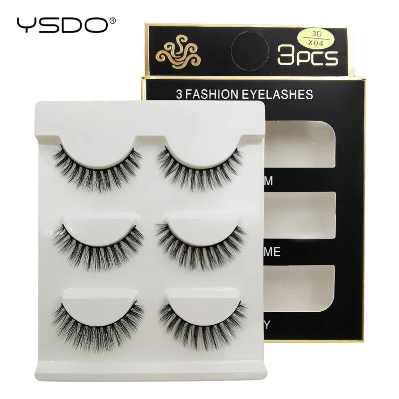 Wholesale 30 Pairs False Eyelashes Natural 3D Faux Cils Cruelty-Free Reusable