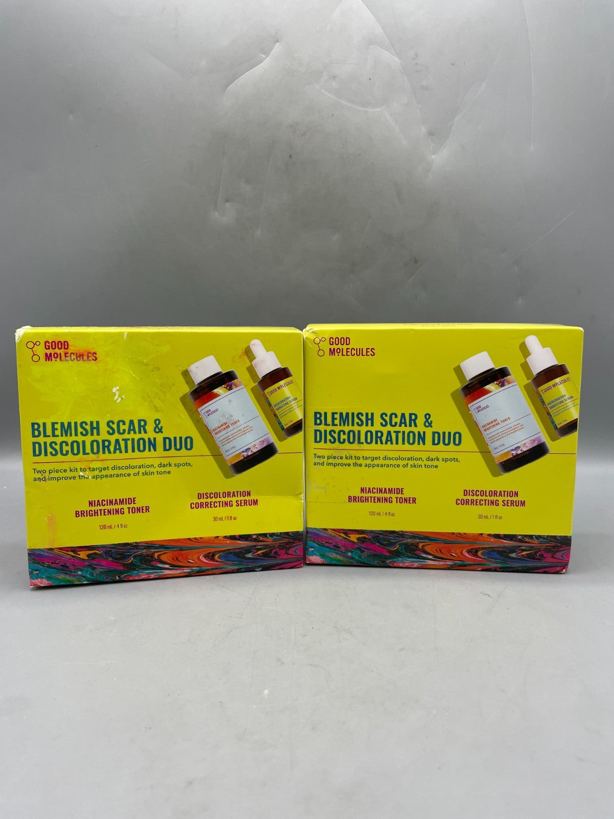 Niacinamide Serum & Toner Set for Blemish and Discoloration - 2 Pack