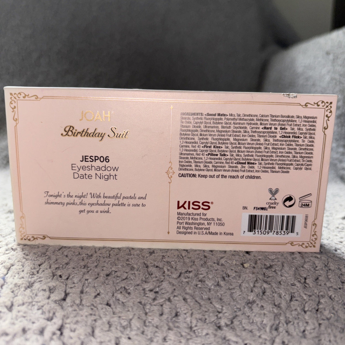 Joah Birthday Suit Eyeshadow Palette - Date Night