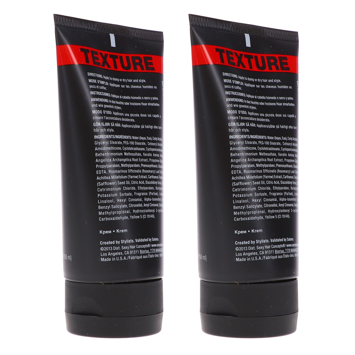 Texturizing Hair Cream - Slept In Texture Creme for Soft, Tousled Hair 5.1 oz (2 Pack)