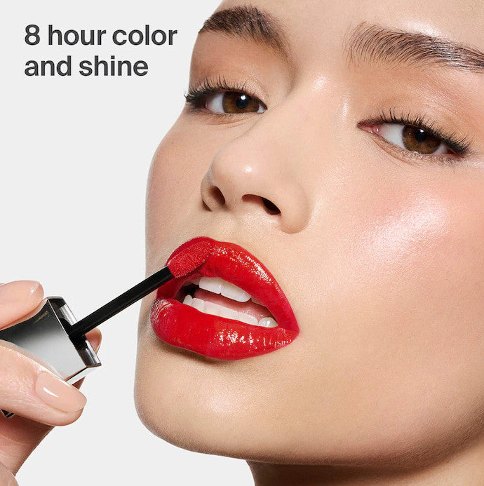 Long-Wear Lip Lacquer with High Shine - 8 Shades, Transfer Proof