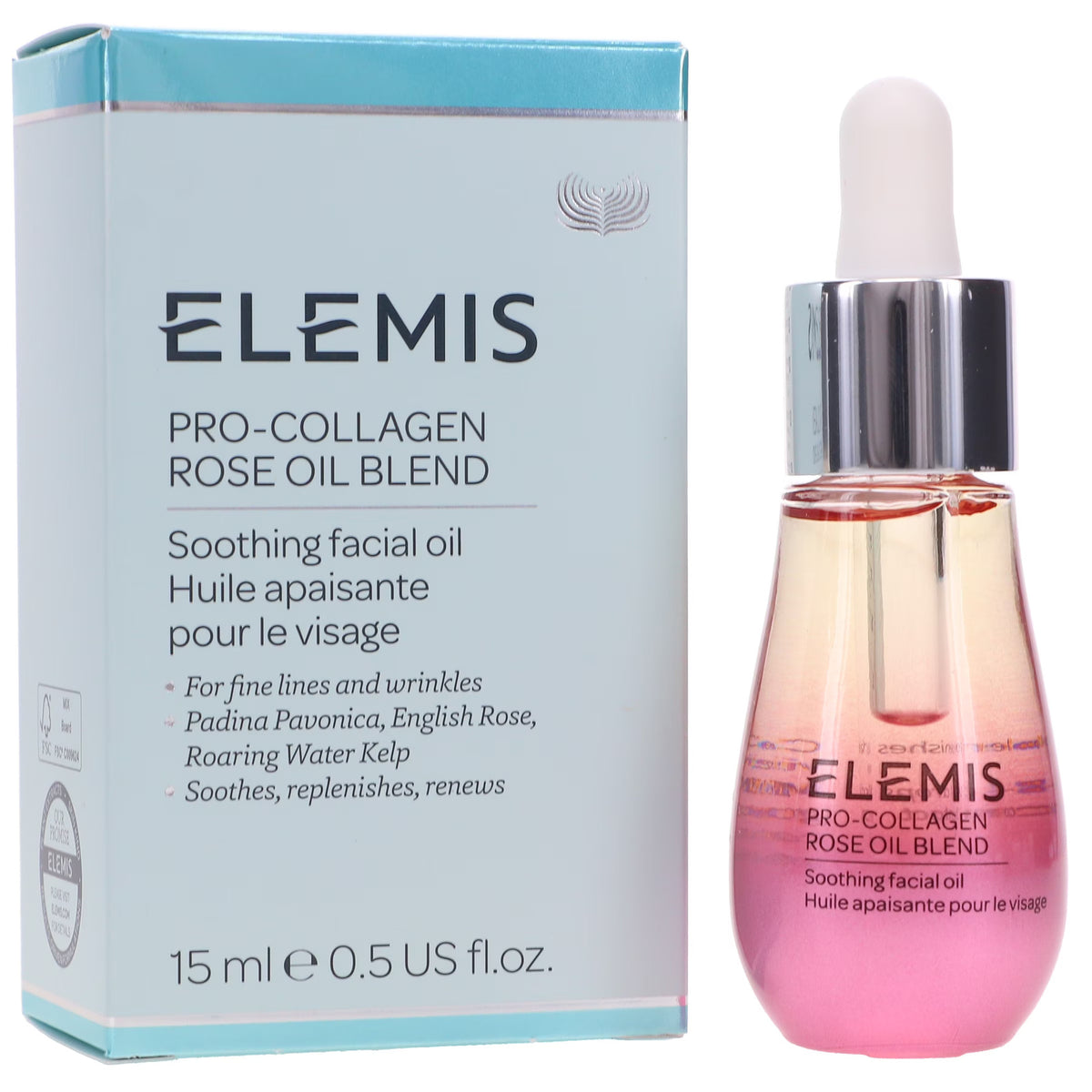 ELEMIS Pro-Collagen Rose Facial Oil 0.5 oz - Anti-Aging Hydrating Serum