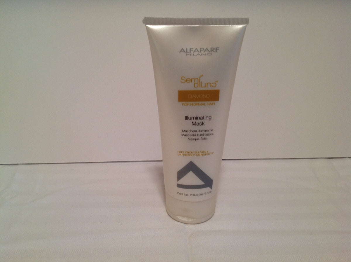 Alfaparf Semi Di Lino Diamond Illuminating Hair Mask 200ml - Nourishing & Brightening