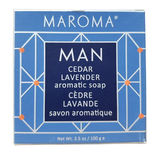 Men's Cedar Lavender Organic Coconut Oil Bar Soap - 3.5 Ounces