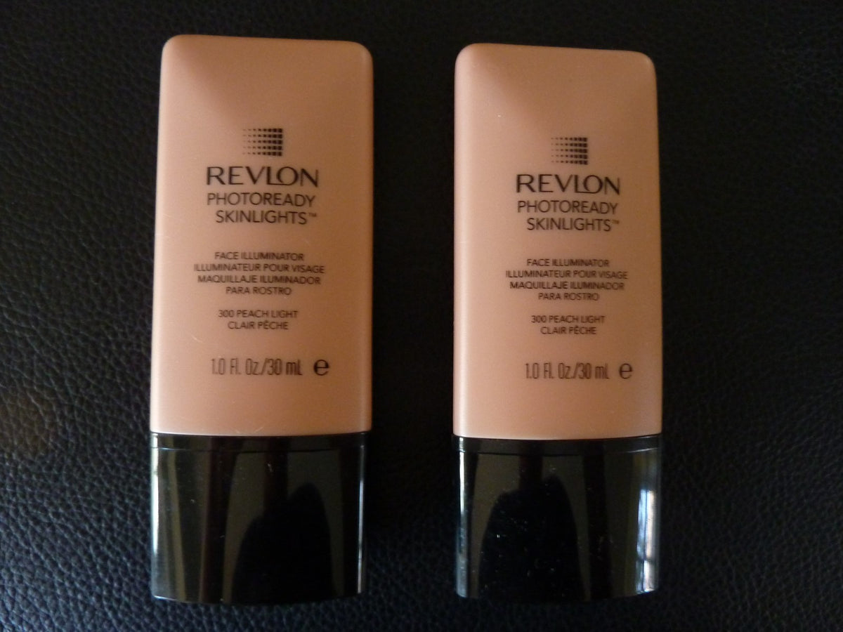 Revlon PhotoReady Skinlights Face Illuminator Peach Light Set - Two New Tubes