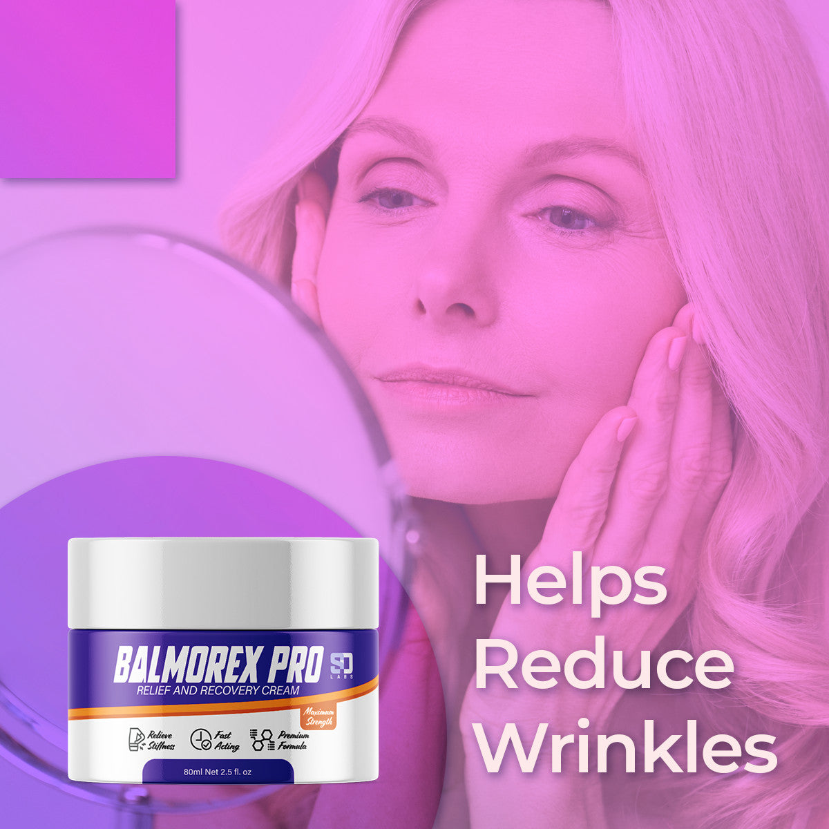 Relief and Recovery Cream - 2.5 oz Moisturizing Skin Care
