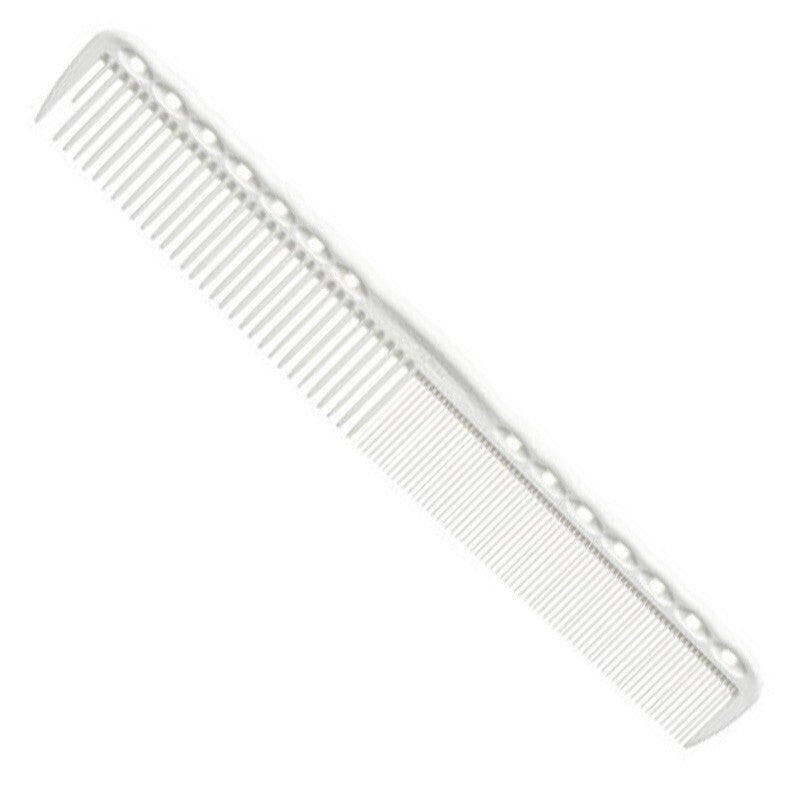 YS Park 334 Fine Cutting Grip Comb WHITE Hair Cutting Tool